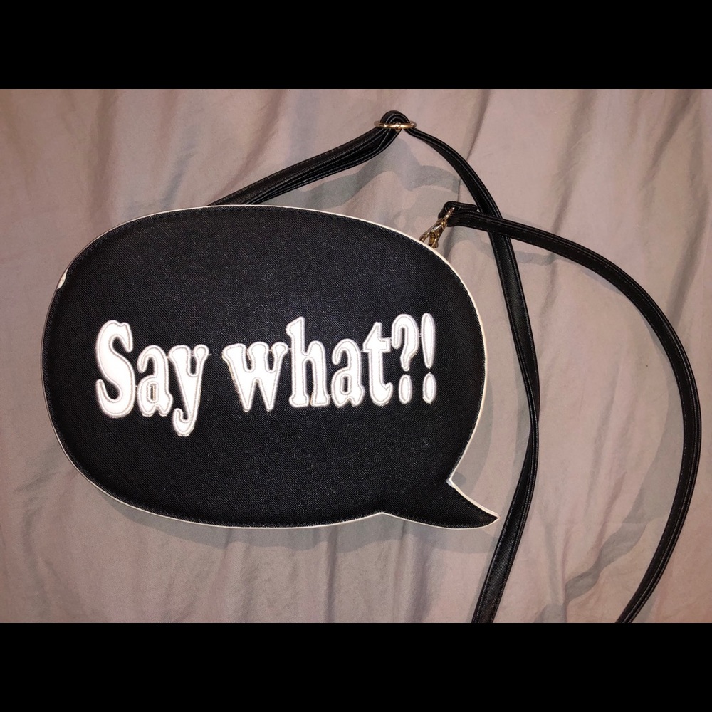 Say what comic bubble purse